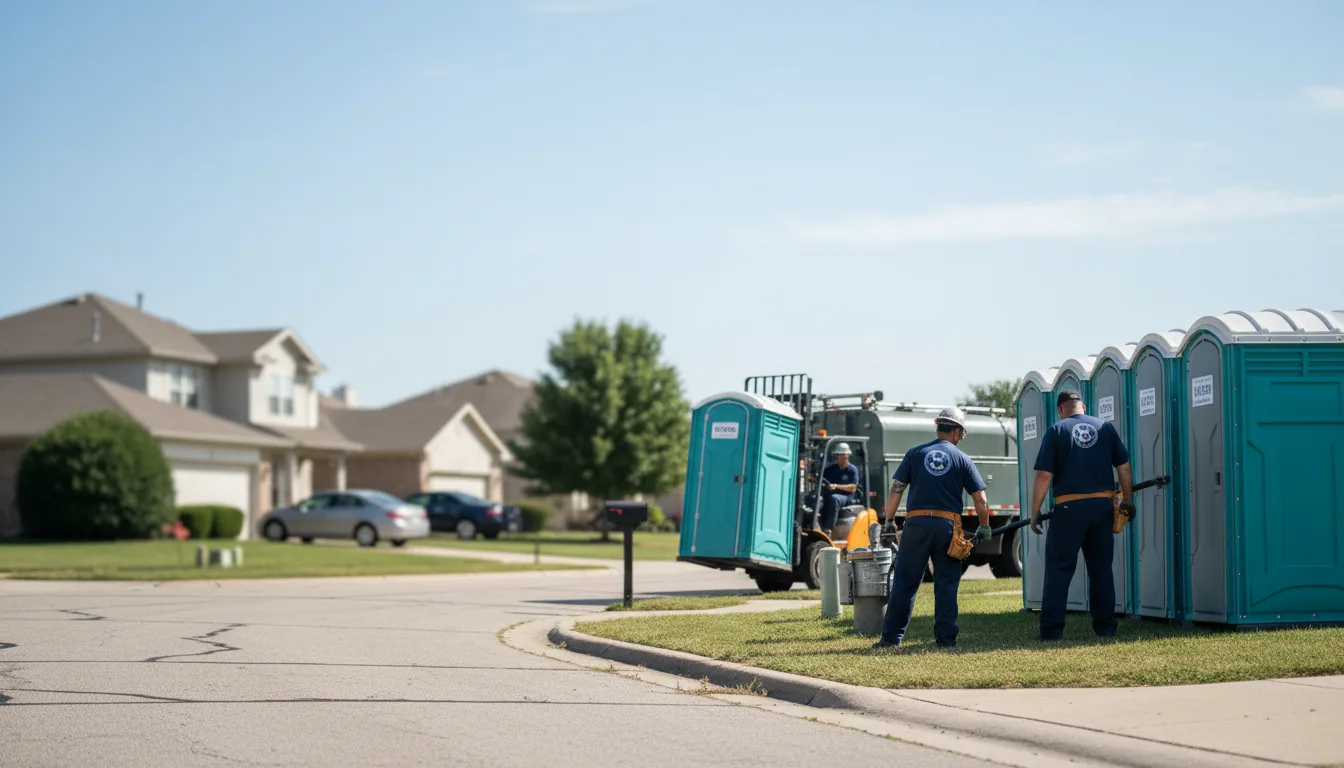 Porta Potty Rental in Kingfisher, OK near me